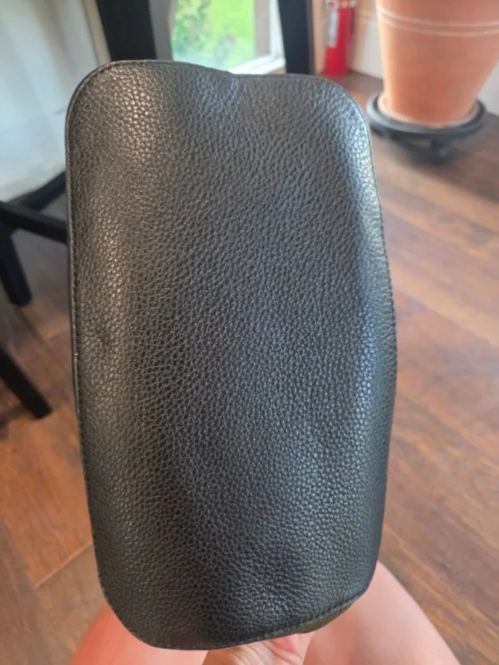 Kate Spade Marti Pebbled Leather Bucket Bag in Black